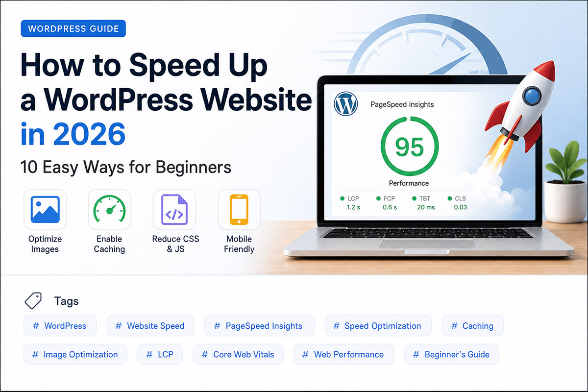 How to Speed Up a WordPress Website in 2026: 10 Easy Ways for Beginners